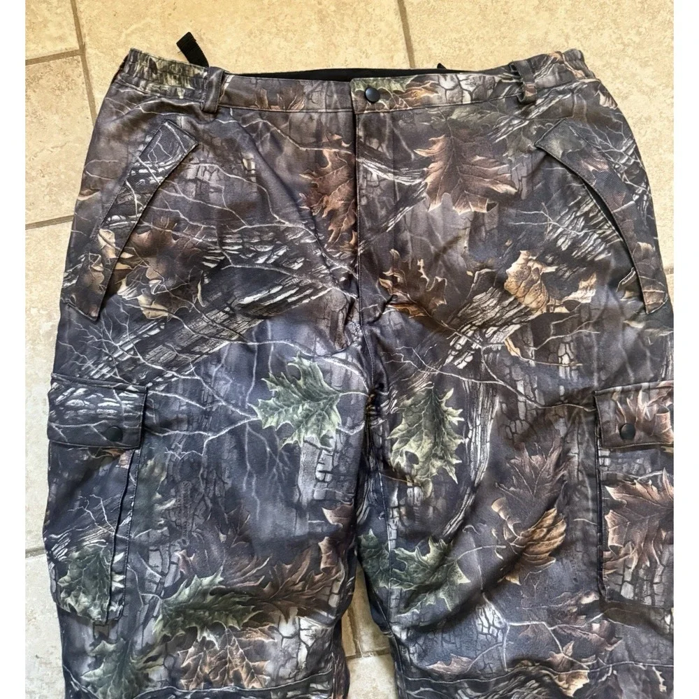 Bushmaster Pants Men's XXL Camo Insulated Mossy Oak Hunting, Waterproof